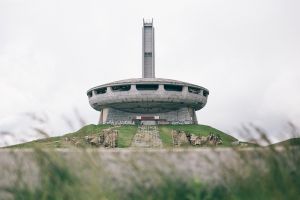stefano majno buzludzha soviet mountain monument shipka architecture brutalism grass.JPG